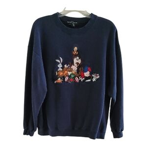 Vintage Woman's Warner Brothers Crew Sweatshirt From The WB Studio Store